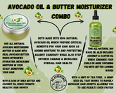 Avocado Oil, Butter & Shampoo Combo For 360 Waves